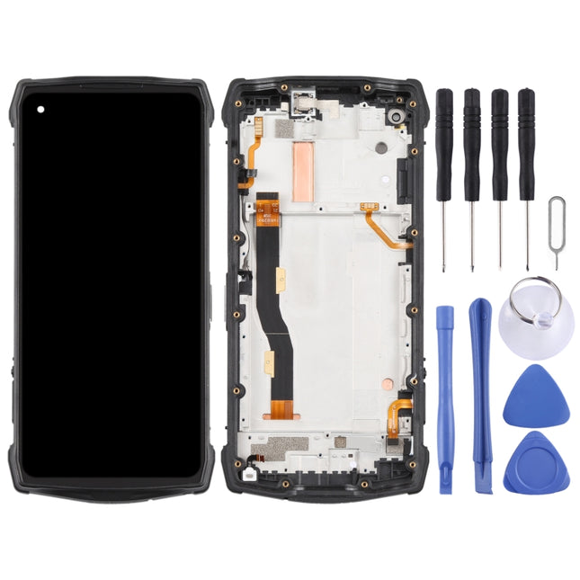LCD Screen and Digitizer Full Assembly with Frame for Ulefone Power Armor 13, For Ulefone Power Armor 13