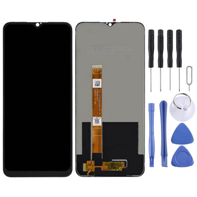 LCD Screen and Digitizer Full Assembly for OPPO Realme Narzo 10 / Realme C3 / Realme 6i / Realme C3i RMX2027,RMX202,RMX2040
