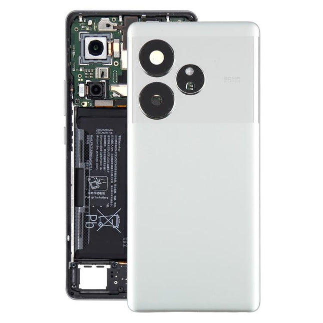For Realme GT 6 Global Original Back Cover with Camera Lens Cover