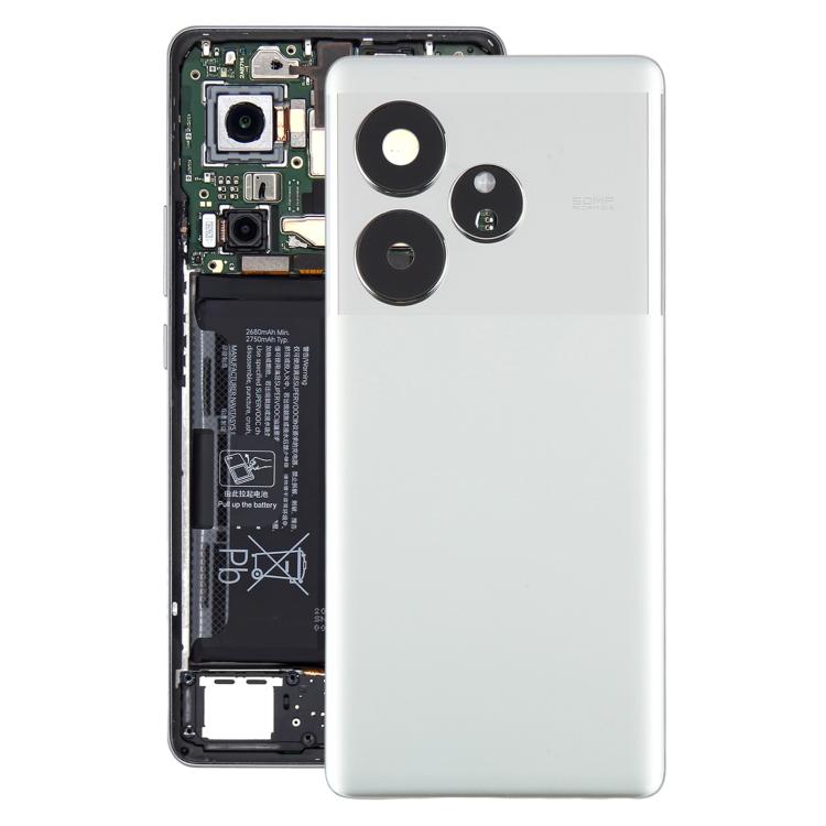 For Realme GT 6 Global Original Back Cover with Camera Lens Cover