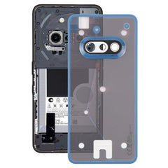 For Nothing Phone 3a A059 Glass Battery Back Cover with Camera Frame