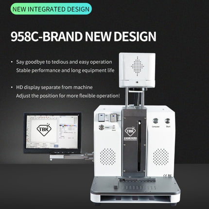 TBK-958C Automatic Laser Marking Screen Separater Repair Machine, TBK-958C