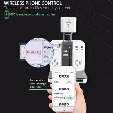 TBK-958C Automatic Laser Marking Screen Separater Repair Machine, TBK-958C