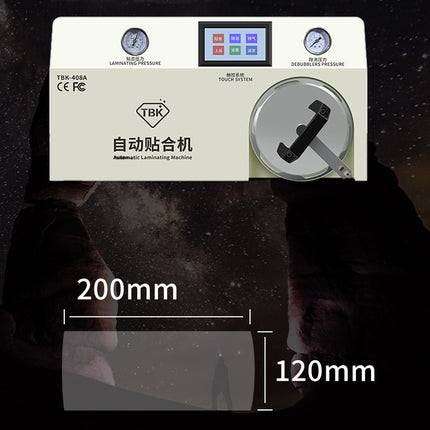 TBK-408A 15 inch Mobile Phone LCD Automatic Laminating Machine Transparent Cover and Autoclave Bubble Remover, TBK-408A