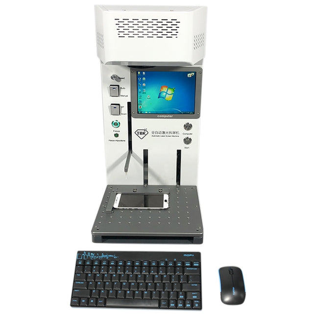 TBK-958A 220V Automatic Laser Cutting Machine Back Glass Remover Laser Separating Engraving Marking Machine