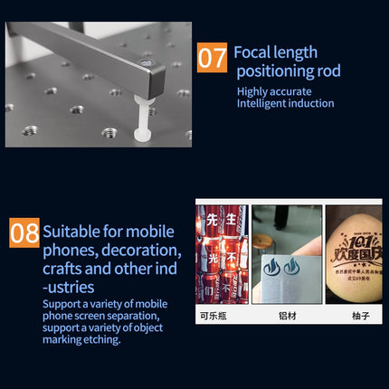 TBK-958A 220V Automatic Laser Cutting Machine Back Glass Remover Laser Separating Engraving Marking Machine, TBK-958A