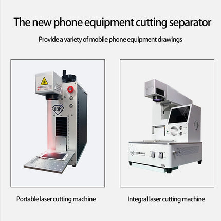 TBK-958A 220V Automatic Laser Cutting Machine Back Glass Remover Laser Separating Engraving Marking Machine, TBK-958A