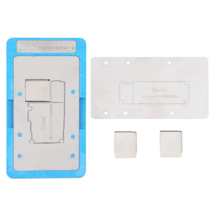 Kaisi Mainboard Middle Layer Board BGA Reballing Stencil Plant Tin Platform for iPhone 11 / 11 Pro, Kaisi Stencil Plant for iPhone 11 Series