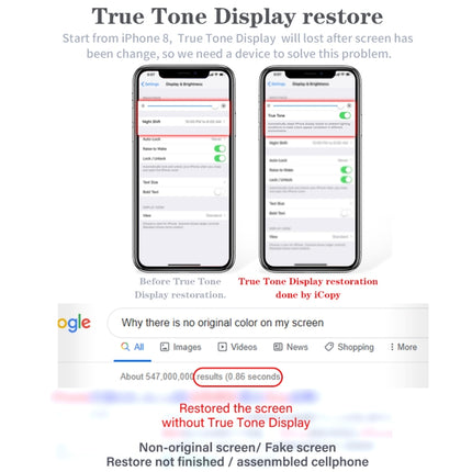 Qianli iCopy Plus 3 in 1 LCD Screen Original Color Repair Programmer For iPhone, 3 in 1 For iPhone 6-12 Series