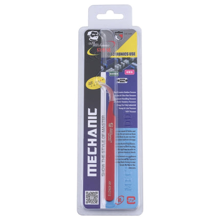 MECHANIC AK-KING15 Curved Tweezers High Tenacity Durable Tweezers, MECHANIC AK-KING15