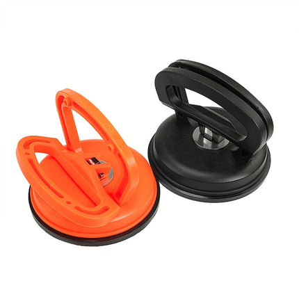 Large Car Dent Repair Puller Suction Cup Bodywork Panel Sucker, Large, Black, Large Orange