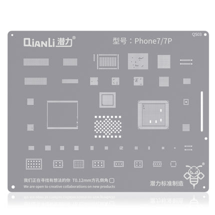 Qianli QS03 Bumblebee Stencils BGA Reballing Planting Tin Plate For iPhone 7/7 Plus, For iPhone 7/7 Plus