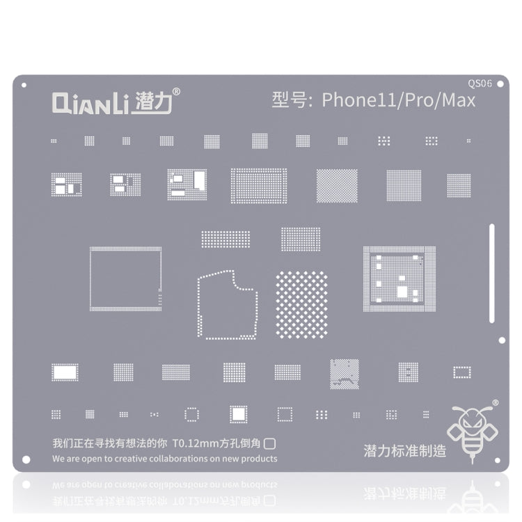 QIANLI QS06 Replacement Bumblebee Stencil For iPhone 11 / 11 Pro / Max
