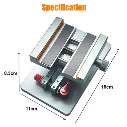 XHZC-125 360 Degrees Rotating Multifunction PCB Fixture Mainboard Repair Holder + 4 in 1 Metal Crowbar Set, PCB Fixture+Crowbar