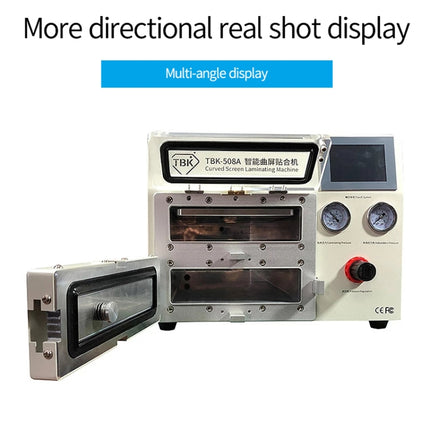 TBK TBK508A 14 inch Curved Screen LCD Screen Vacuum Separation OCA Laminating and Debubble Machine with 4 Moulds, TBK-508A