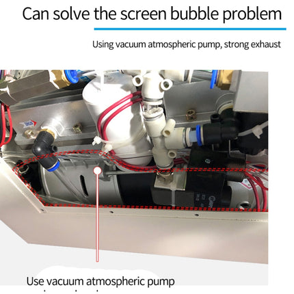 TBK TBK508A 14 inch Curved Screen LCD Screen Vacuum Separation OCA Laminating and Debubble Machine with 4 Moulds, TBK-508A