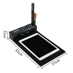 TBK-568R 220V Vacuum LCD Temperature Controller Touch Screen Glass Separator Machine with Multi-function Storage Box, TBK-568R