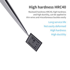 Qianli iNeezy YK-02 Stainless Steel Extra-sharp Thickened Tweezers Pointed Tweezers, Qianli iNeezy YK-02