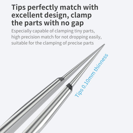 Qianli iNeezy YK-02 Stainless Steel Extra-sharp Thickened Tweezers Pointed Tweezers, Qianli iNeezy YK-02