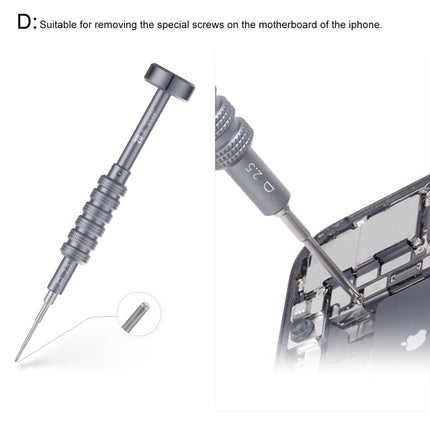 QIANLI 5 in 1 Multi-purpose 2D Grenade Magnetic Screwdriver Set, 2D