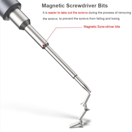 QIANLI 5 in 1 Multi-purpose 2D Grenade Magnetic Screwdriver Set, 2D