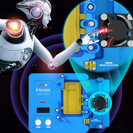 AIXUN iHeater Double Layers Board Pre-heating Soldering Rework Station for iPhone X-12, US Plug, AIXUN iHeater