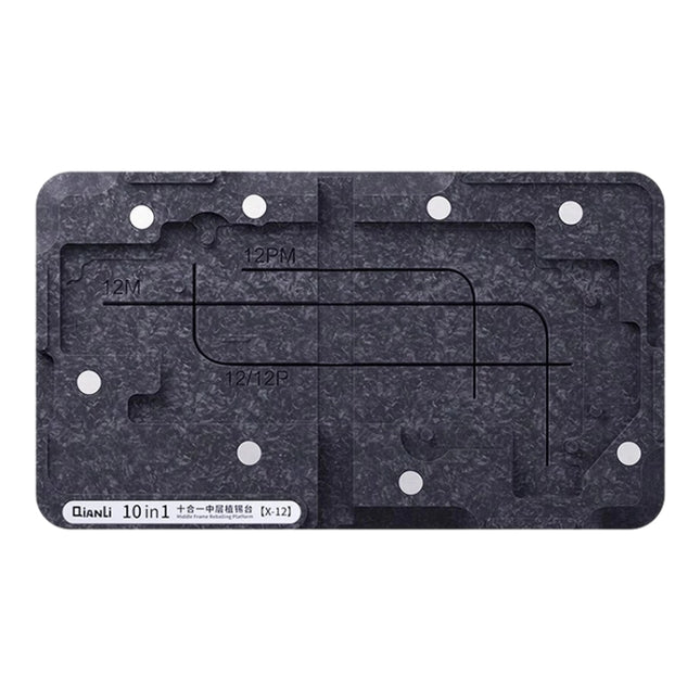Qianli 10 in 1 Middle Frame Reballing Platform For iPhone X / XS / XS Max / 11 / 11 Pro / 11 Pro Max / 12 / 12 Pro / 12 mini / 12 Pro Max, For iPhone X-12 Pro Max