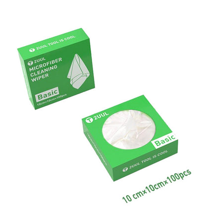 2UUL 10x10cm Microfiber Cleaning Wiper Antistatic Dust-Free Cloth, 2UUL 10x10cm