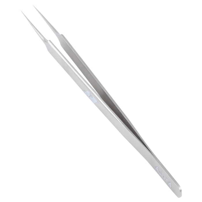 Aaa-14 Stainless Steel Ultra Fine High Hardness Tenacity Durable Tweezers, Aaa-14