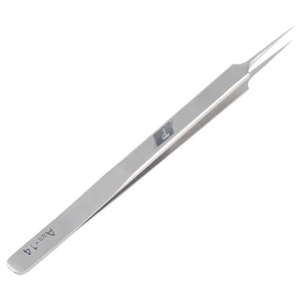 Aaa-14 Stainless Steel Ultra Fine High Hardness Tenacity Durable Tweezers, Aaa-14
