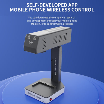 TBK-958ML With Smoking Device Auto Focus Laser Marking Engraver Repair Machine, TBK-958ML
