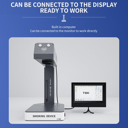 TBK-958ML With Smoking Device Auto Focus Laser Marking Engraver Repair Machine, TBK-958ML