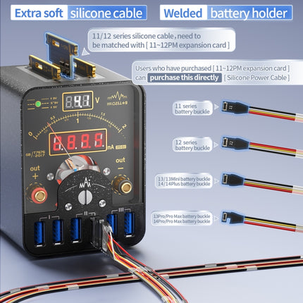 QianLi Silicone Power Cable for iPhone 11 to 14 Series