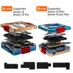 FIX-13 Layered Test Frame Motherboard Test Stand Fixture For iPhone 13 / 13 mini / 13 Pro / 13 Pro Max