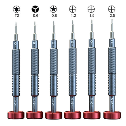 MECHANIC&XILI META Y 6 in 1 Alloy Magnetic Screwdriver Set for Mobile Phone Repair
