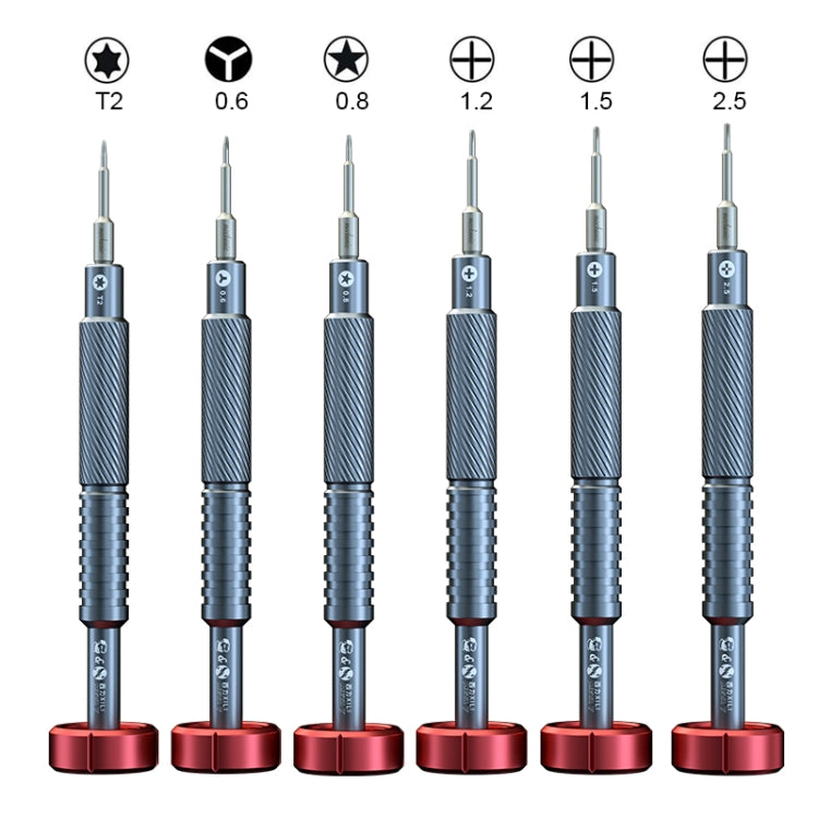 MECHANIC&XILI META Y 6 in 1 Alloy Magnetic Screwdriver Set for Mobile Phone Repair, 6 in 1