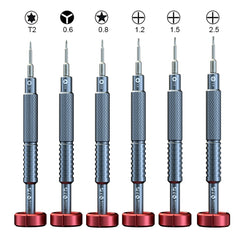 MECHANIC&XILI META Y 6 in 1 Alloy Magnetic Screwdriver Set for Mobile Phone Repair, 6 in 1