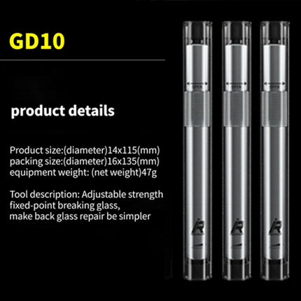 Mijing iRepair GD10 Back Glass Lens Blasting Demolishing Pen, Mijing iRepair GD10