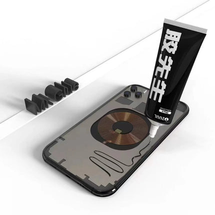 2UUL Mr Glue 25ml Strong Adhesive for Repair, Glue Black, Glue White