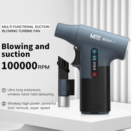 MaAnt BF-1 Multi-Functional Suction Blowing Turbine Remove Dust Fan, BF-1