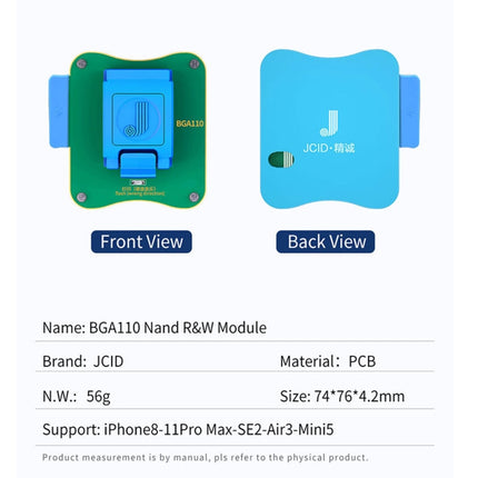 JC BGA110 Nand Module For iPhone 8 ~ 11 Pro Max