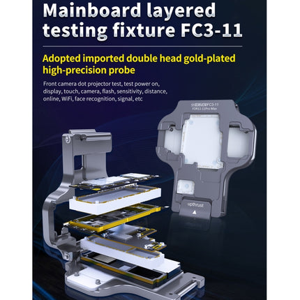 Aixun FC3-11 Mainboard Layered Testing Fixture for iPhone 11/11 Pro/11Pro Max, Aixun FC3-11