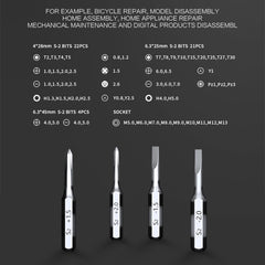 JAKEMY JM-6125 60 in 1 Professional Screwdriver Set, JM-6125