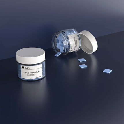 100 PCS/Box 2UUL SC02 Pre-Cut Thermal Silicone Pads 12x12x1.5mm, Silicone Pads