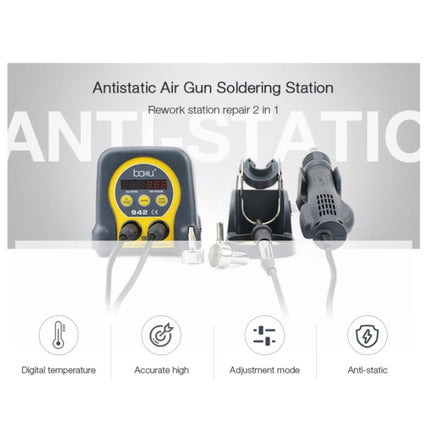 BAKU ba-942 Led BGA SMD Hot Air Rework Soldering Station, EU Plug, EU Plug