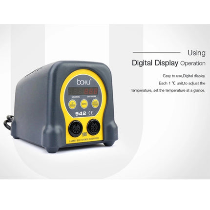 BAKU ba-942 Led BGA SMD Hot Air Rework Soldering Station, EU Plug, EU Plug