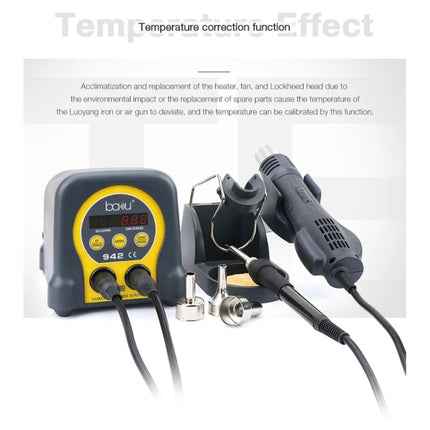 BAKU ba-942 Led BGA SMD Hot Air Rework Soldering Station, EU Plug, EU Plug