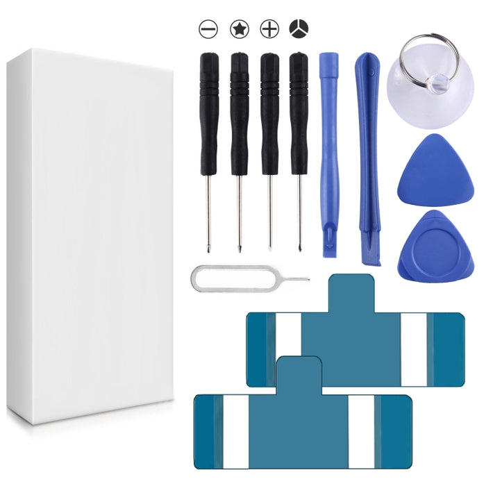 12 in 1 Repair Kits (4 x Screwdriver + 2 x Teardown Rods + 1 x Sucker+ 2 x Triangle on Thick Slices + Eject Pin + 2 x Battery Tape), 12 in 1 Repair Kits