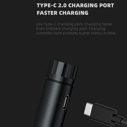 JAKEMY JM-Y05 8 in 1 Type-c Fast Charging Dual Power High Precision Electric Screwdriver, JM- Y05