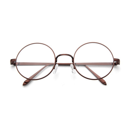 Round-Framed Glasses Small Fresh, Round-Framed Glasses, Golden, Silver, Bronze, Gun gray